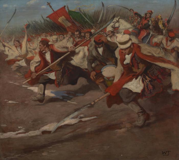 Atak kosynierów pod Racławicami