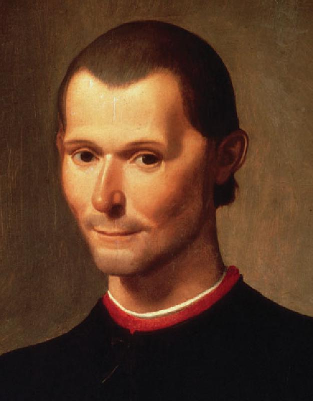 Fragment portretu Niccolo Machiavelli
