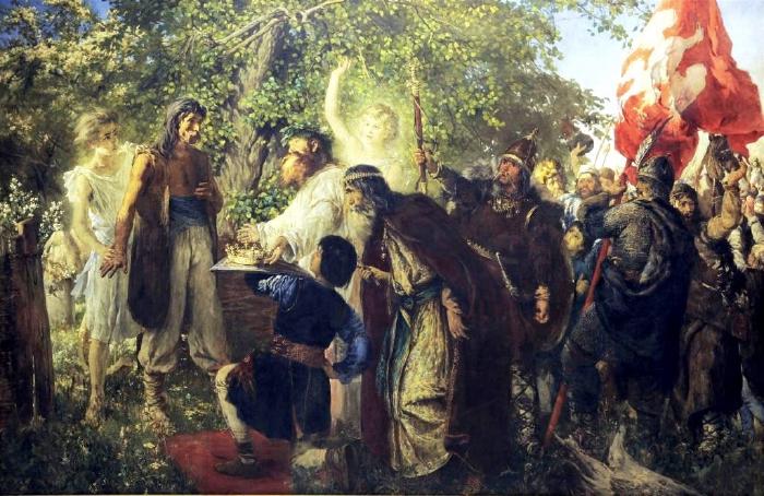 Piast (Ofiarowanie korony Piastowi).