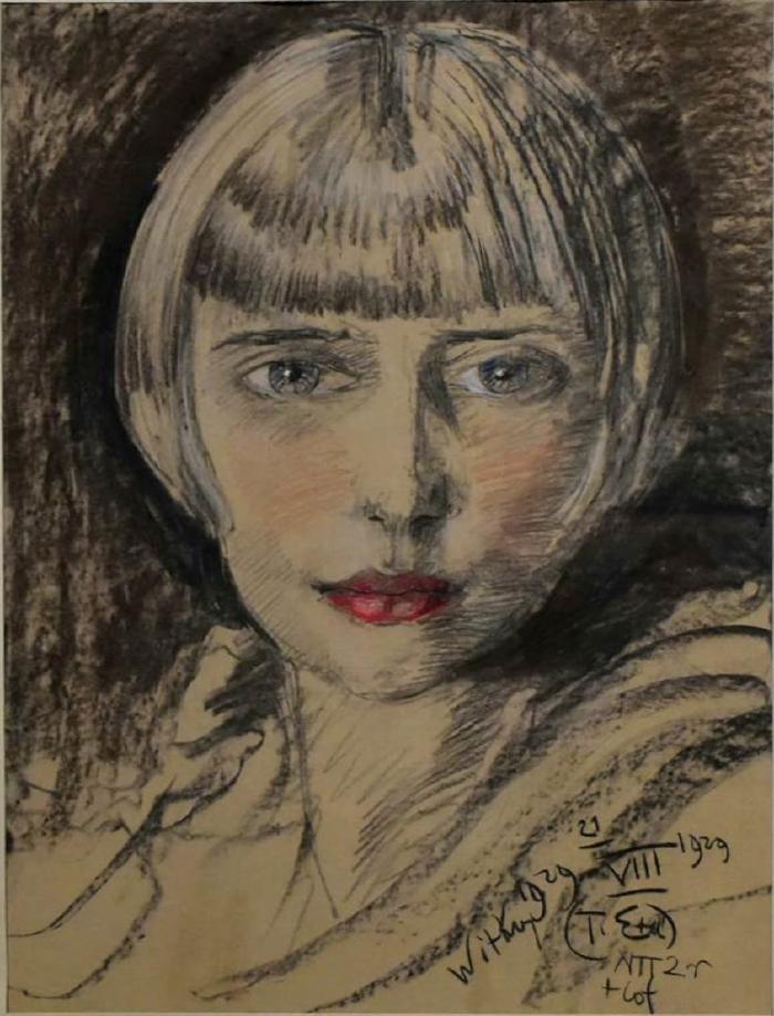 Portret Czesławy Oknińskiej-Korzeniowskiej